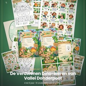 Dino-onderzoekers compleet pakket, 4 tot 6 jaar