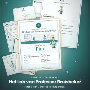 Wetenschapsfeest compleet pakket, 8 tot 10 jaar