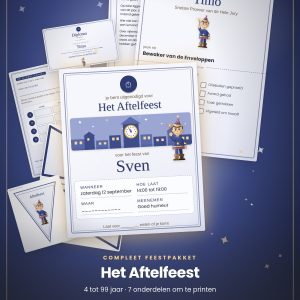 Oudejaarsavond in zes enveloppen, Het Aftelfeest, voor het hele gezin